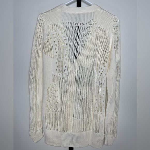 BCBGMaxAzria Kiril Drop Needle Button Cardigan - Effortless Elegance and Style - Picture 3 of 6